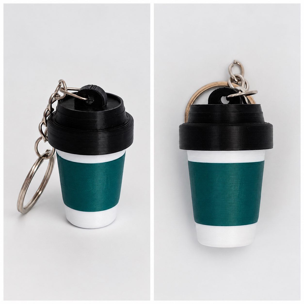 Clickerlı Mini Kahve Bardağı Anahtarlık