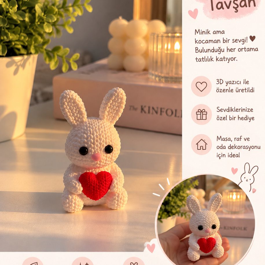 Kalpli Tavşan Figürü