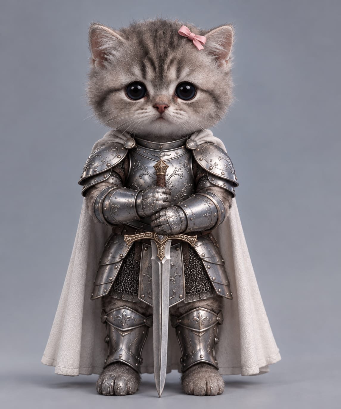 Knight Cat Figür görsel 3