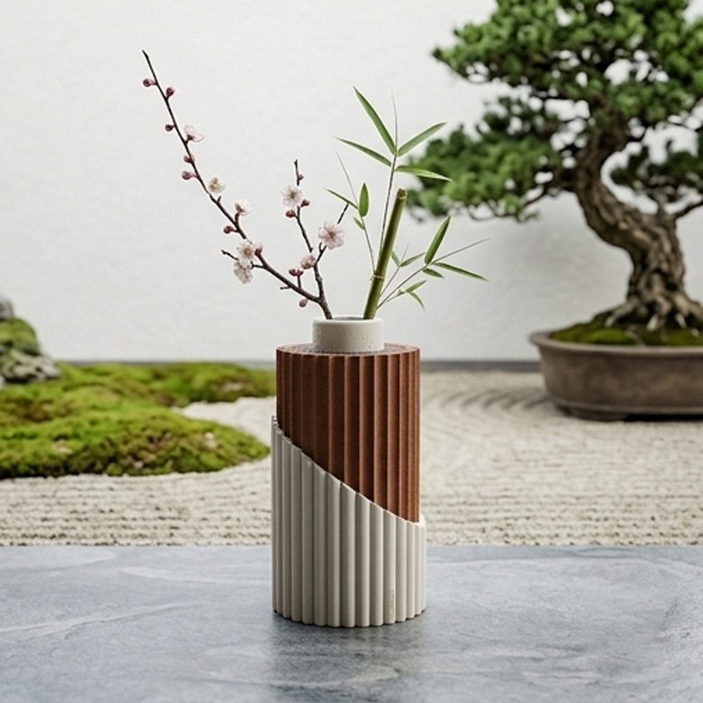 Molten Vase (Spriall çevreli mini vazo) görsel 3