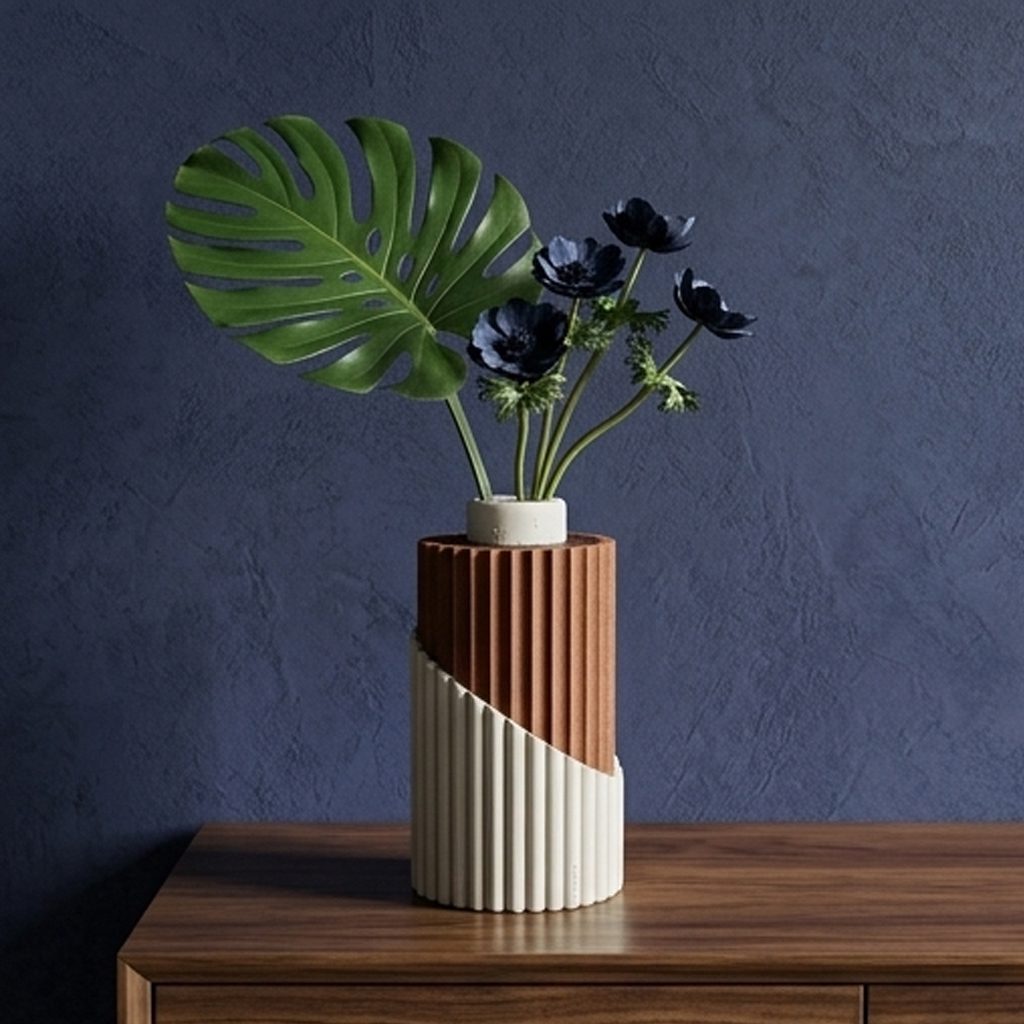Molten Vase (Spriall çevreli mini vazo) görsel 5