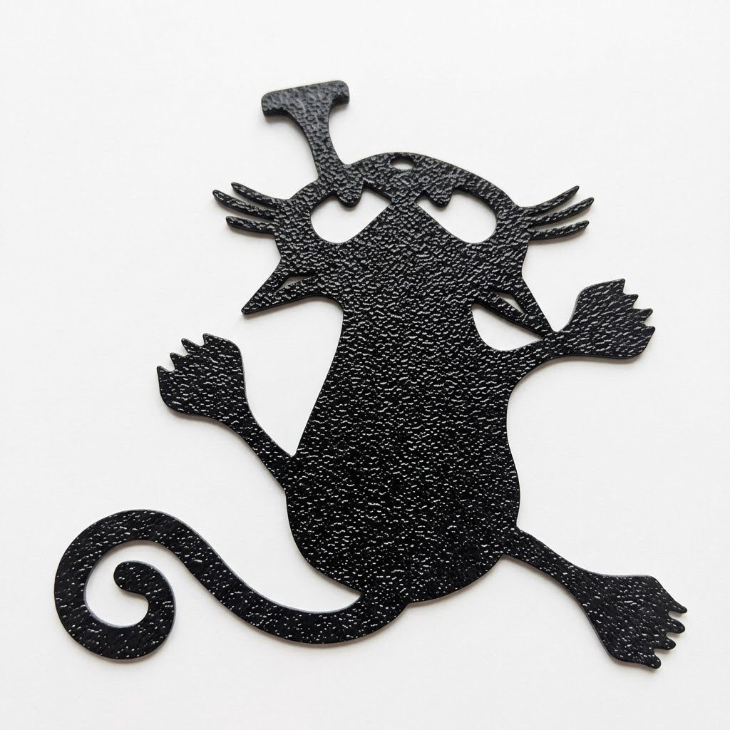 Kedi Kitap Ayracı | Tırmanan Kedi Figürlü 3D Baskı