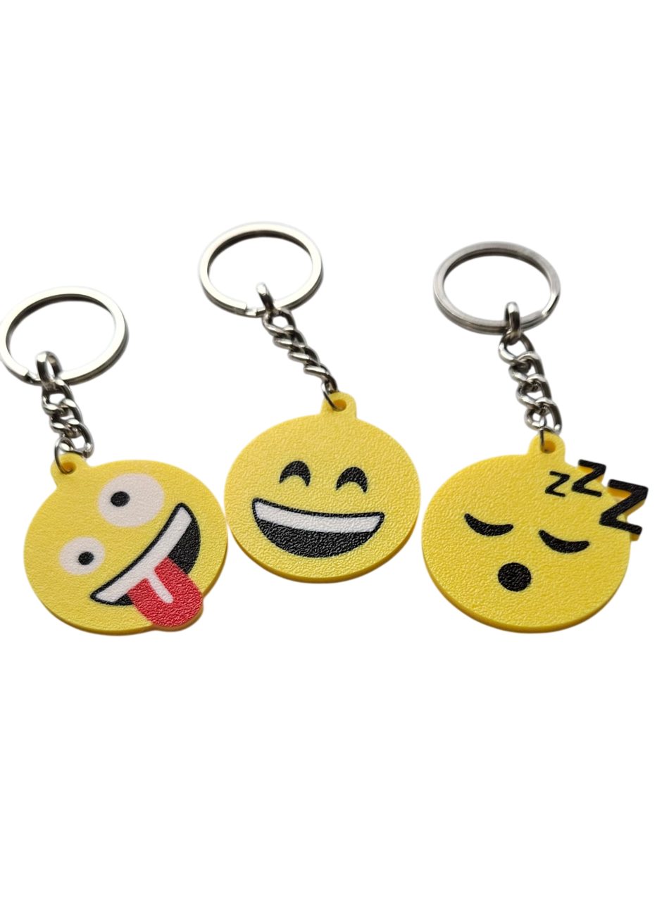3D Baskı Emoji Anahtarlık ve Çanta Aksesuarı