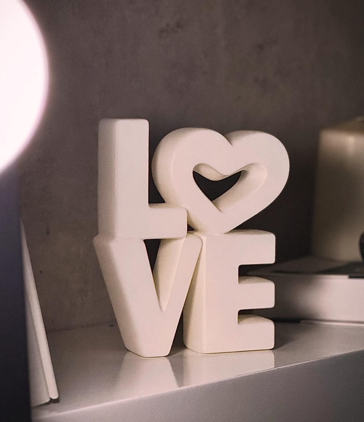LOVE Yazı Dekoru