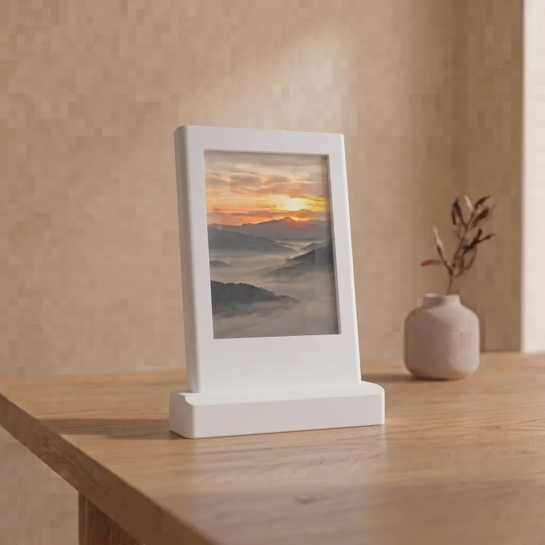 Instax Mini Uyumlu Masaüstü Fotoğraf Çerçevesi görsel 2