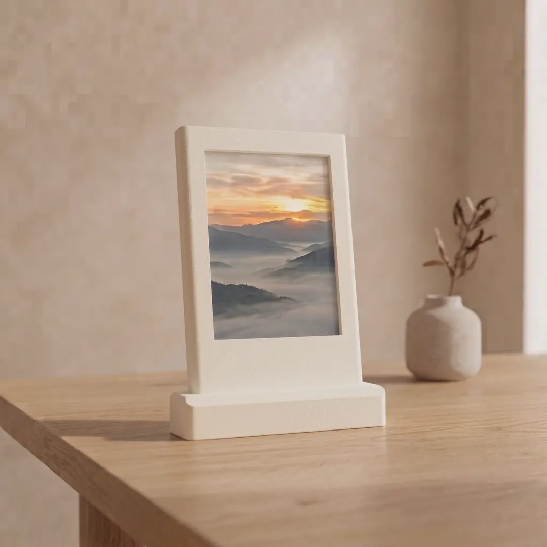 Instax Mini Uyumlu Masaüstü Fotoğraf Çerçevesi görsel 3