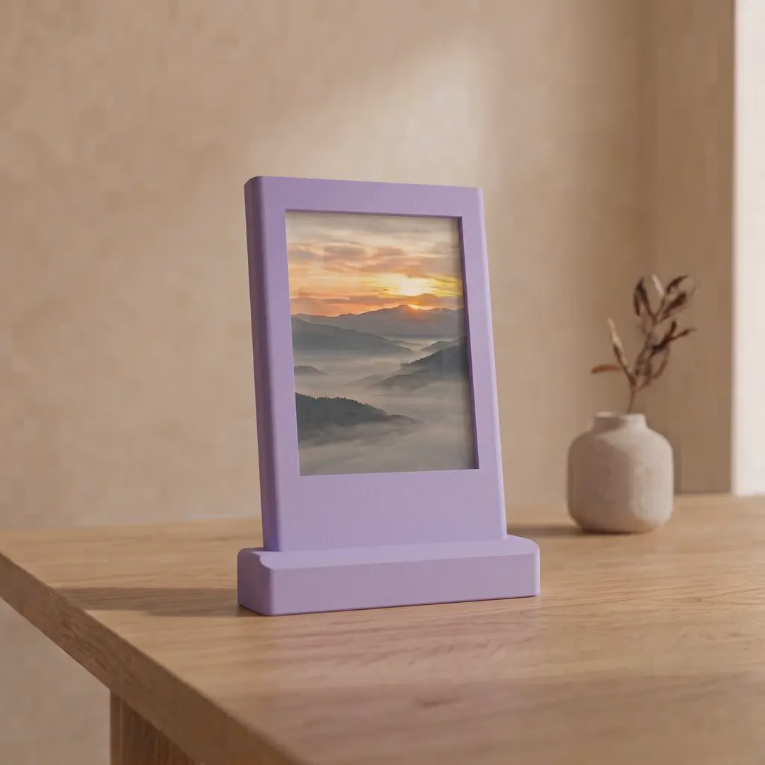 Instax Mini Uyumlu Masaüstü Fotoğraf Çerçevesi görsel 5