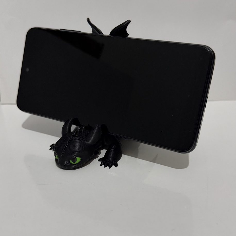 Dişsiz (Toothless) Ejderha Telefon Standı görsel 2