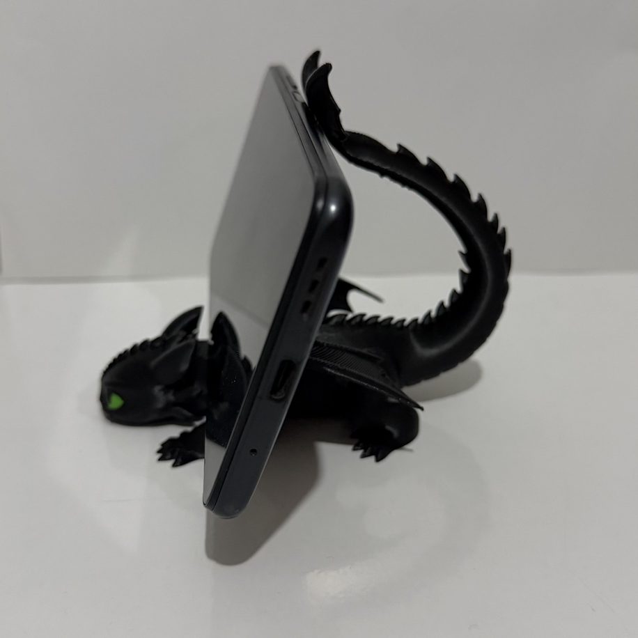 Dişsiz (Toothless) Ejderha Telefon Standı görsel 3